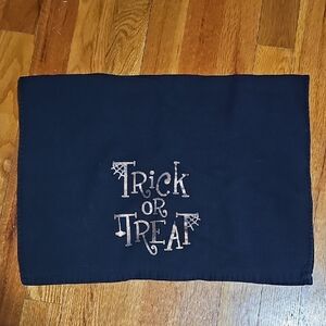 Deborah Connolly Black Trick or Treat Halloween Hand Towel